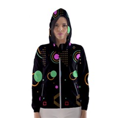 Colartive, Aesthetic, Amoled, Black, Colorful, Desenho Women s Hooded Windbreaker by nateshop