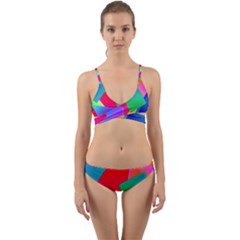 Colors, Color Wrap Around Bikini Set by nateshop