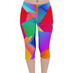 Colors, Color Velvet Capri Leggings 