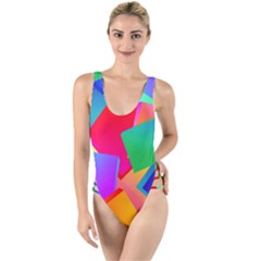 Colors, Color High Leg Strappy Swimsuit