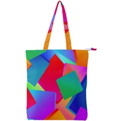 Colors, Color Double Zip Up Tote Bag