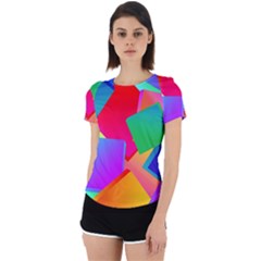 Colors, Color Back Cut Out Sport T-Shirt