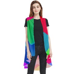 Colors, Color Sleeveless Chiffon Waistcoat Shirt