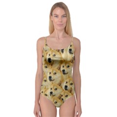 Doge, Memes, Pattern Camisole Leotard 