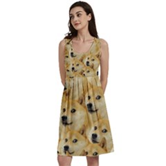 Doge, Memes, Pattern Classic Skater Dress