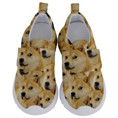 Doge, Memes, Pattern Kids  Velcro No Lace Shoes