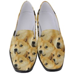 Doge, Memes, Pattern Women s Classic Loafer Heels