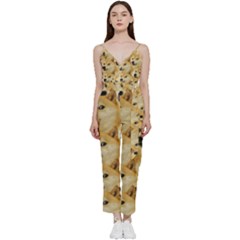 Doge, Memes, Pattern V-Neck Camisole Jumpsuit