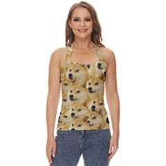 Doge, Memes, Pattern Basic Halter Top