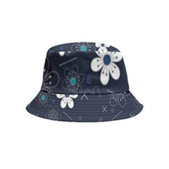 Flowers Pattern , Pattern, Flowers, Texture Bucket Hat (kids) by nateshop