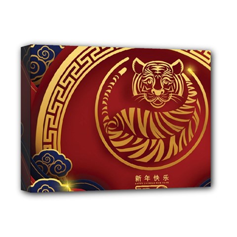 Holiday, Chinese New Year, Year Of The Tiger Deluxe Canvas 16  X 12  (stretched)  by nateshop
