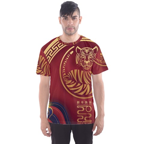 Holiday, Chinese New Year, Year Of The Tiger Men s Sport Mesh T-shirt by nateshop