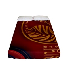 Holiday, Chinese New Year, Year Of The Tiger Fitted Sheet (full/ Double Size) by nateshop