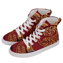Holiday, Chinese New Year, Year Of The Tiger Men s Hi-top Skate Sneakers by nateshop