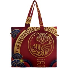 Holiday, Chinese New Year, Year Of The Tiger Canvas Travel Bag by nateshop