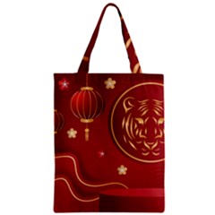 Holiday, Chinese New Year, Zipper Classic Tote Bag by nateshop