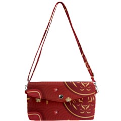 Holiday, Chinese New Year, Removable Strap Clutch Bag by nateshop