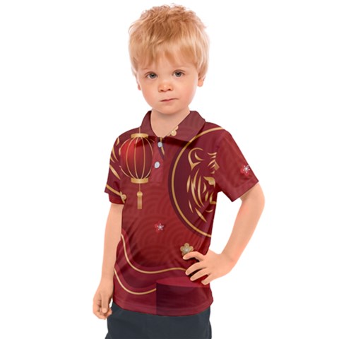Holiday, Chinese New Year, Kids  Polo T-shirt by nateshop