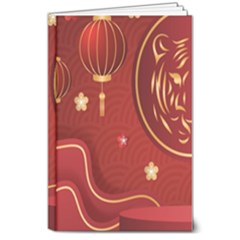 Holiday, Chinese New Year, 8  X 10  Hardcover Notebook by nateshop