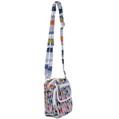 Mosaic, Colorful, Rhombuses, Pattern, Geometry Shoulder Strap Belt Bag