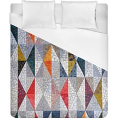 Mosaic, Colorful, Rhombuses, Pattern, Geometry Duvet Cover (california King Size) by nateshop