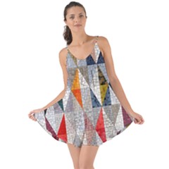 Mosaic, Colorful, Rhombuses, Pattern, Geometry Love The Sun Cover Up by nateshop