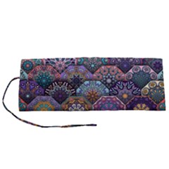 Texture, Pattern, Abstract Roll Up Canvas Pencil Holder (s)