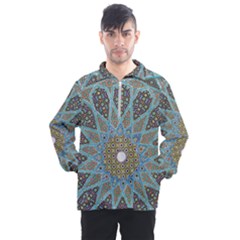 Tile, Geometry, Pattern, Points, Abstraction Men s Half Zip Pullover