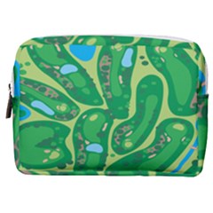 Golf Course Par Golf Course Green Make Up Pouch (medium) by Grandong