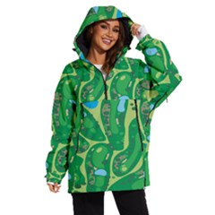 Golf Course Par Golf Course Green Women s Ski And Snowboard Jacket by Grandong