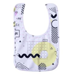 Graphic Design Geometric Background Baby Bib by Grandong