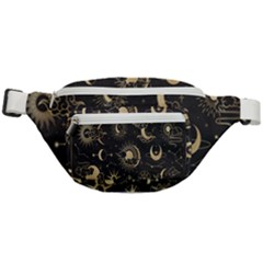 Asian Set With Clouds Moon Sun Stars Vector Collection Oriental Chinese Japanese Korean Style Fanny Pack by Grandong