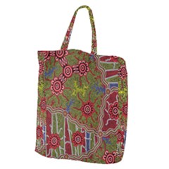 Authentic Aboriginal Art - Connections Giant Grocery Tote