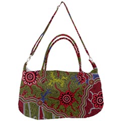 Authentic Aboriginal Art - Connections Removable Strap Handbag