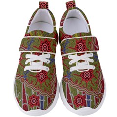 Authentic Aboriginal Art - Connections Women s Velcro Strap Shoes