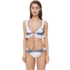 Imfd Dgb 2 Low Cut Ruffle Edge Bikini Set by imanmulyana