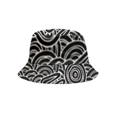 Authentic Aboriginal Art - Meeting Places Bucket Hat (Kids)