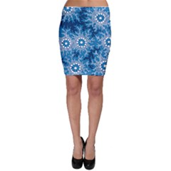 Authentic Aboriginal Art - Waterhole Dreaming Bodycon Skirt