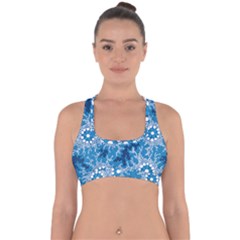 Authentic Aboriginal Art - Waterhole Dreaming Cross Back Hipster Bikini Top 