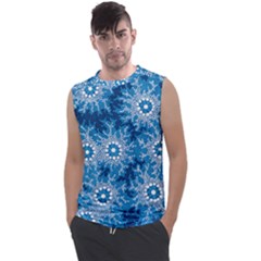 Authentic Aboriginal Art - Waterhole Dreaming Men s Regular Tank Top