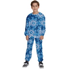 Authentic Aboriginal Art - Waterhole Dreaming Kids  Sweatshirt set