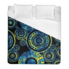 Authentic Aboriginal Art - Circles (paisley Art) Duvet Cover (full/ Double Size)