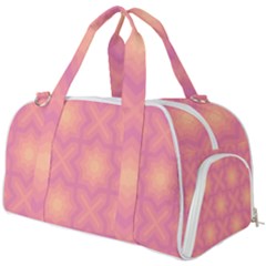 Fuzzy Peach Aurora Pink Stars Burner Gym Duffel Bag