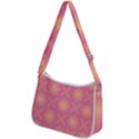 Fuzzy Peach Aurora Pink Stars Zip Up Shoulder Bag View2