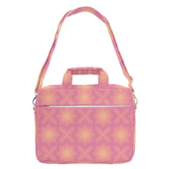 Fuzzy Peach Aurora Pink Stars Macbook Pro 13  Shoulder Laptop Bag 