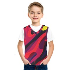 Abstract Fire Flames Grunge Art, Creative Kids  Basketball Tank Top by nateshop