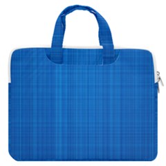 Blue Abstract, Background Pattern Macbook Pro 13  Double Pocket Laptop Bag by nateshop