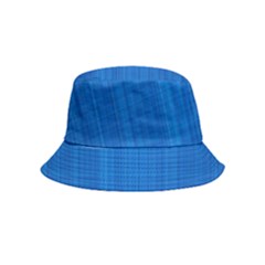 Blue Abstract, Background Pattern Inside Out Bucket Hat (kids) by nateshop