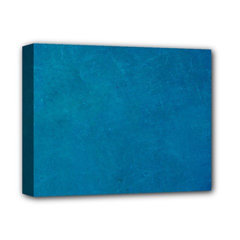 Blue Stone Texture Grunge, Stone Backgrounds Deluxe Canvas 14  X 11  (stretched) by nateshop