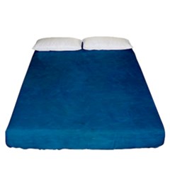 Blue Stone Texture Grunge, Stone Backgrounds Fitted Sheet (king Size) by nateshop